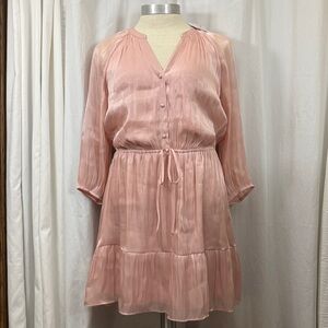 Lauren Conrad light pink shiny dress